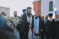  Божественная литургия и отпевание архимандрита Сергия (Шагаева) в Тихвинском храме Ногинска 